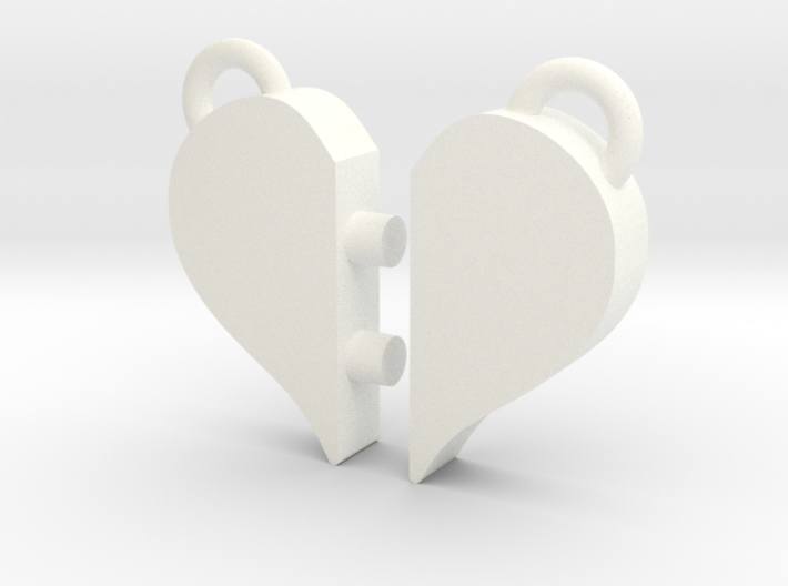 Heart Pendants 3d printed