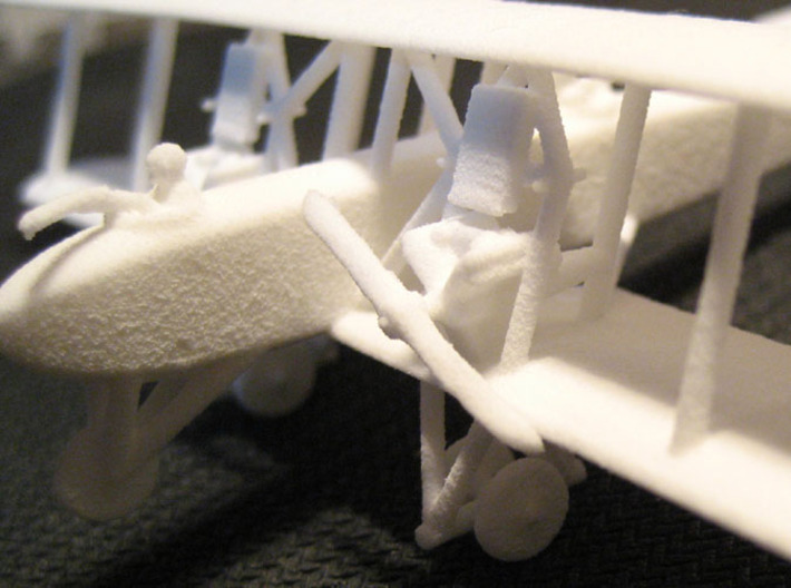 Letord 1 (various scales) 3d printed Closeup of engines and crew - actual print