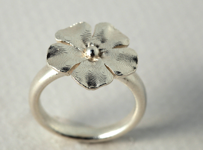 Ringflower US Size 5.3/4 3d printed