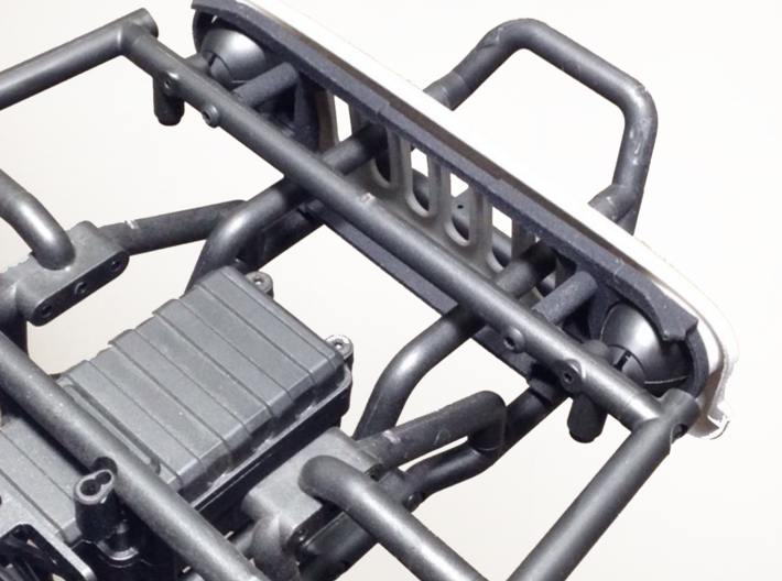 AW10001 Wraith ANGRY eye grill & mount 3d printed Grill assembly mounts directly to the Wraith cage with 2 screws (sold separately) and requires the roll cage to be drilled.