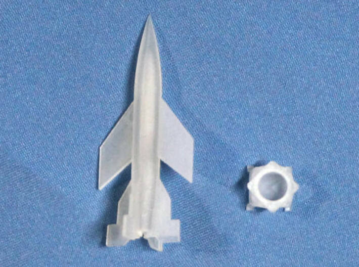 A-4b 1/350 scale with rotary launch table 3d printed 