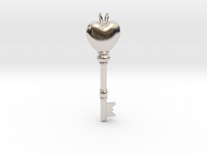 Heart Skeleton Key 3d printed