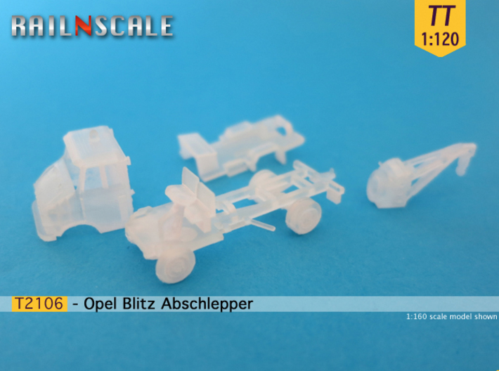 Opel Blitz A Abschlepper (TT 1:120) 3d printed 