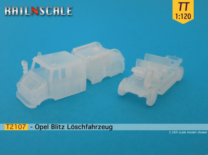 Opel Blitz TLF 1000 (TT 1:120) 3d printed 