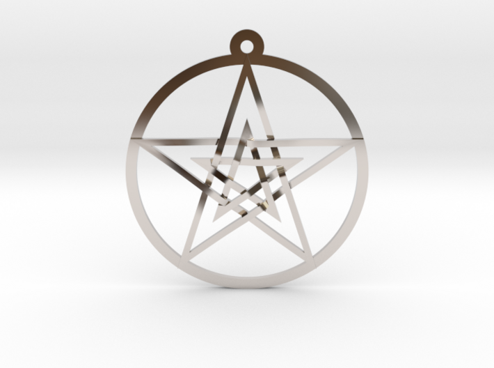 Woven Pentacles 3d printed