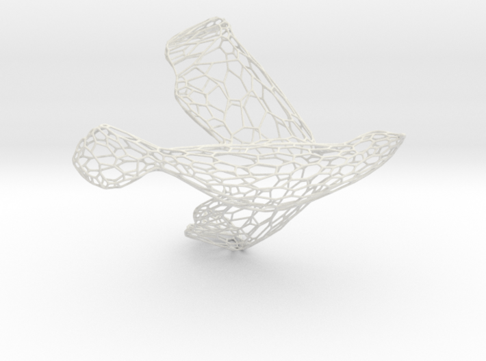 Dove2-whole-TR4 Rescaled(2.5) Rescaled(2) Voronoi 3d printed