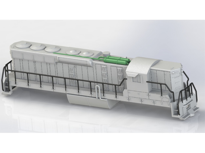 EMD SD24 Locomotive N Scale  -High Detail 3d printed 