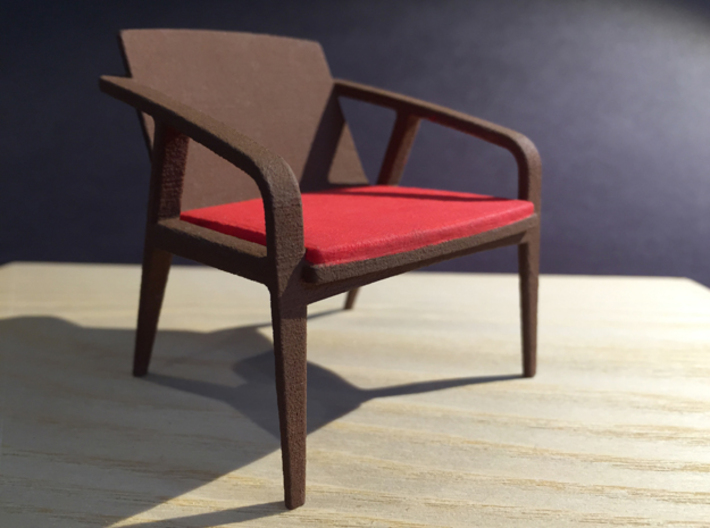 Pilot Lounge Chair 1-12 Scale 3d printed 
