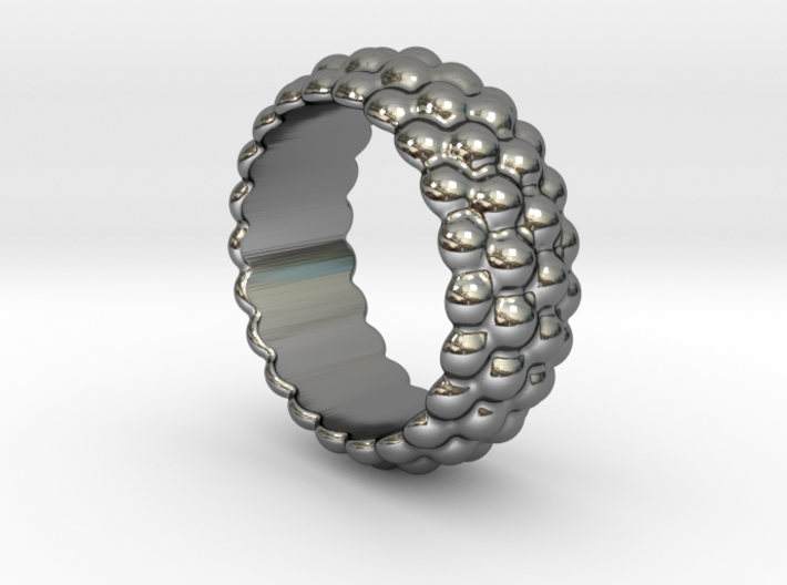 Big Bubble Ring 17 - Italian Size 17 3d printed