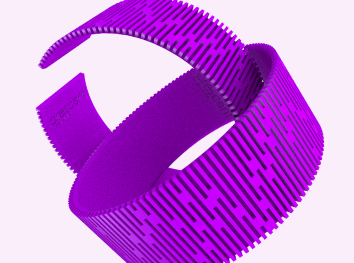 Crescent Bracelet (S) 3d printed