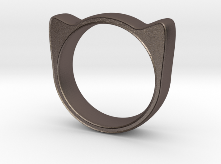 Meow ring 17mm 3d printed