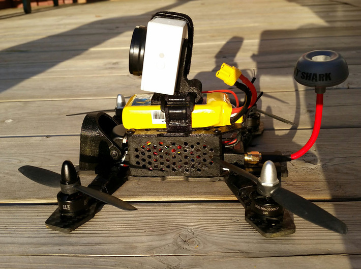 Gopro S-Mount (25 degrees) 3d printed 