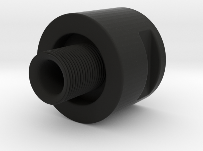 Barrel Adapter Thread Male 14mm CW to Female 14mm 3d printed