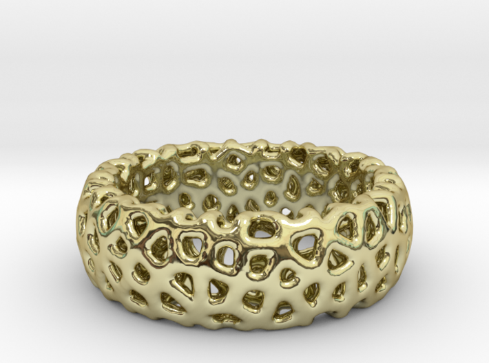 Cellular Ring Size 5 3d printed 