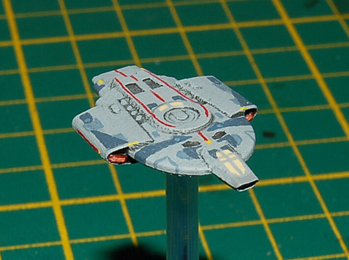 Defiant Class Starship 3d printed A great paint by tank_santa