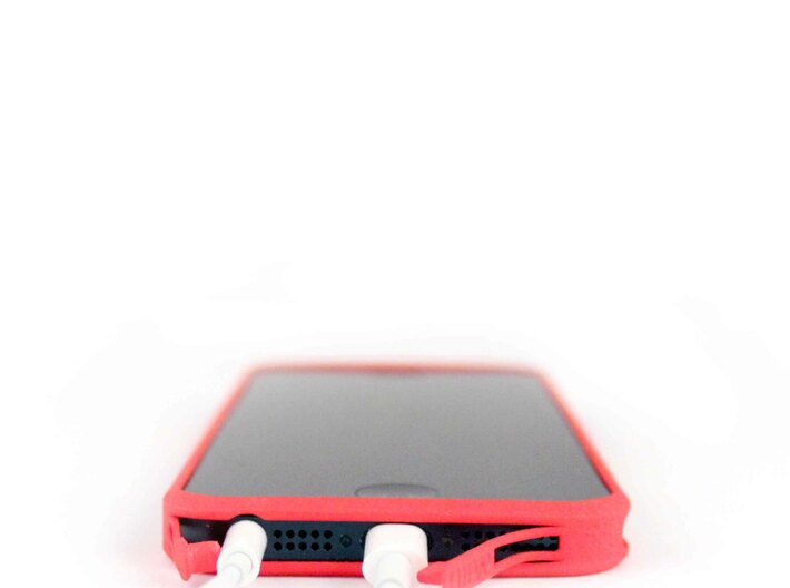 Brute with plugs for iPhone 5 3d printed