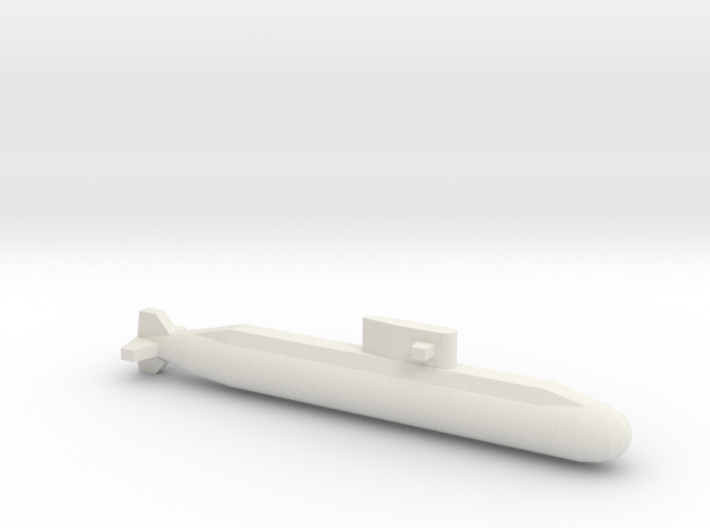 Lada-Class Submarine, Full Hull, 1/1800 3d printed