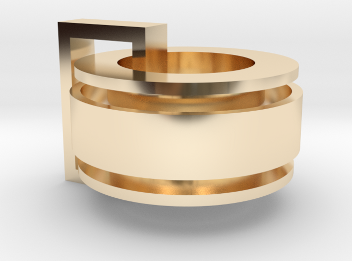 Ring In Reta 3d printed