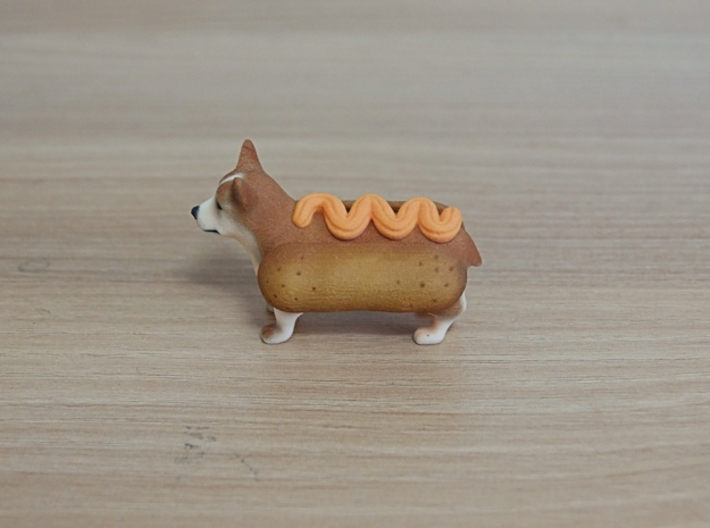 hotdog Welsh Corgi 3d printed 