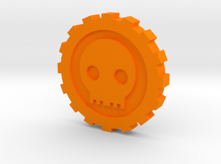 Cog Dubloon 10 piece 3d printed