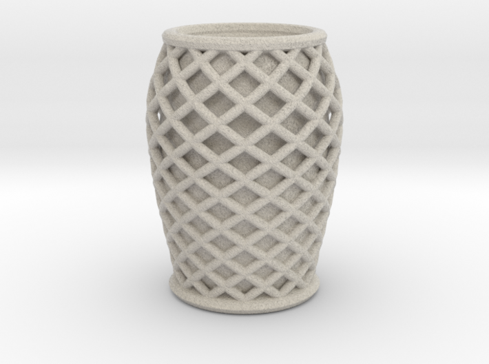 Rounded Vase (3.5&quot; Height) 3d printed