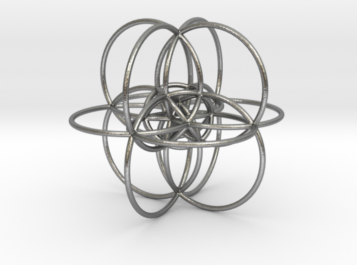 24-Cell Stereographic Projection 3d printed