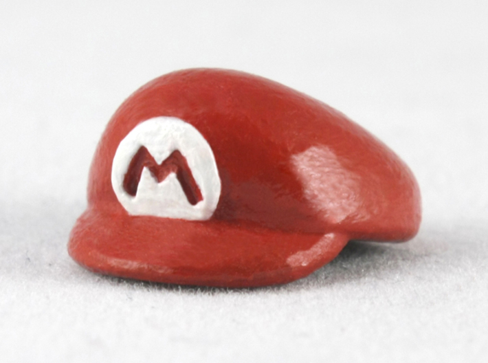 M-Plumber Cap 3d printed Painted Frosted Ultra Detail