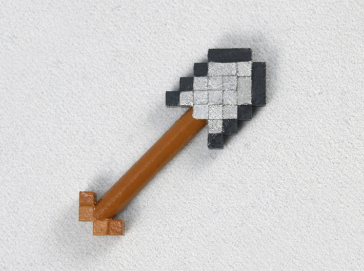 Mine Shovel 3d printed Painted Frosted Ultra Detail
