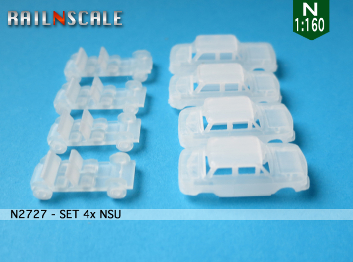 SET 4x NSU (N 1:160) 3d printed 