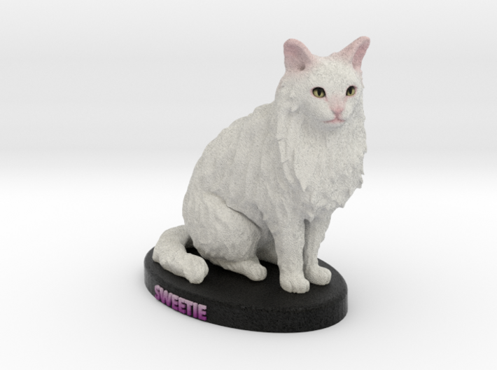 Custom Cat Figurine - Sweetie 3d printed