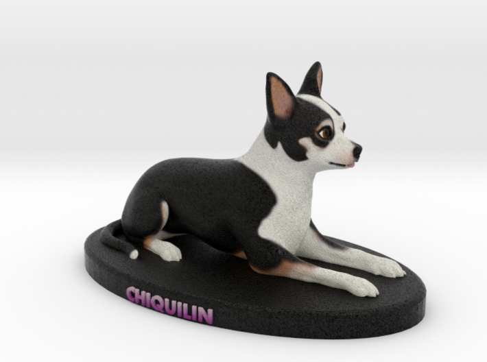 Custom Dog Figurine - Chiquilin 3d printed