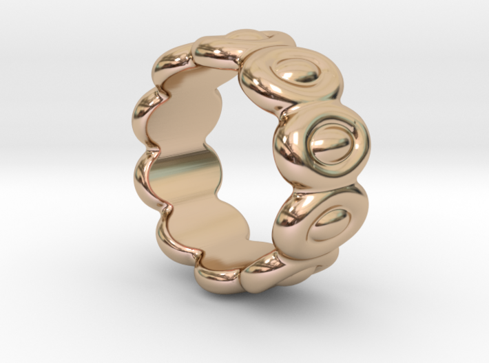 Elliptic Ring 24 - Italian Size 24 3d printed