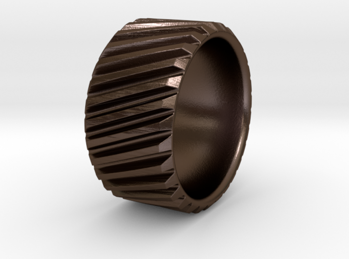 Gear Cog Fashion Ring Size 9 3d printed 