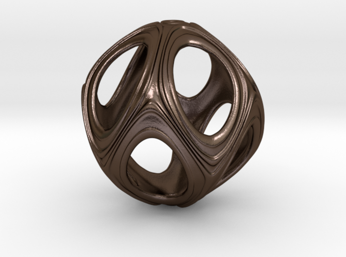 Iron Rhino - Iso Sphere 3 - Pendant Design 3d printed 