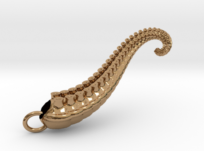 Tentacle Pendant iteration 2 3d printed