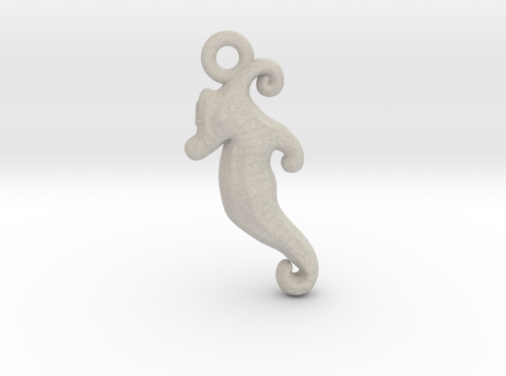 Seahorse Pendant 3d printed