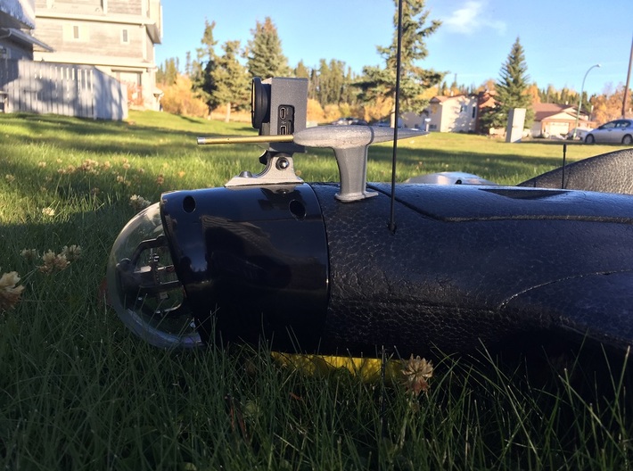Eagle Tree Pitot Tube Mount for Foam Model Airplan 3d printed 