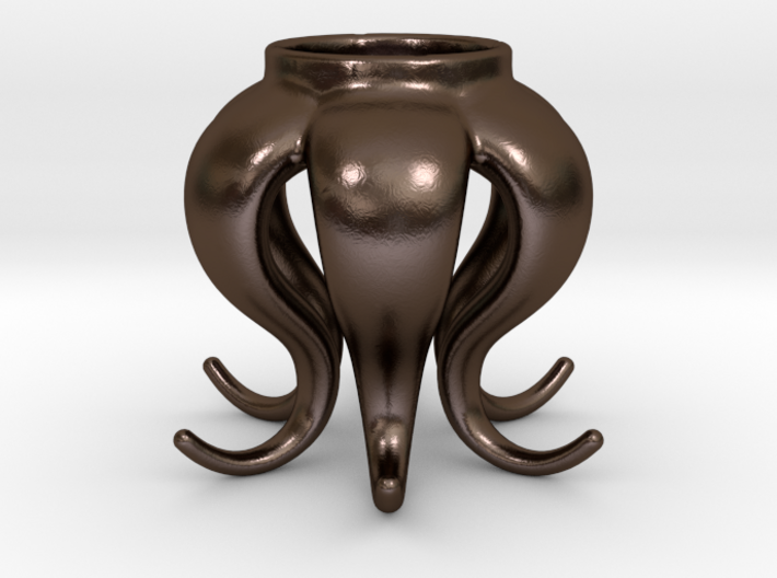 Octopus tea light 3d printed