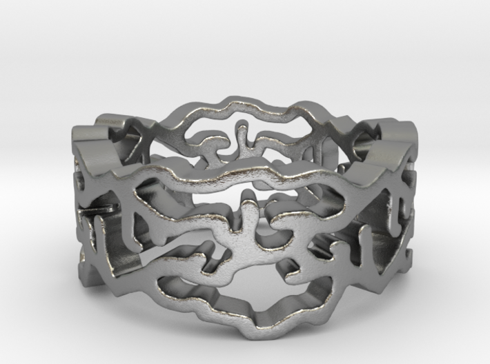 Curves 5 Ring Size 7 3d printed
