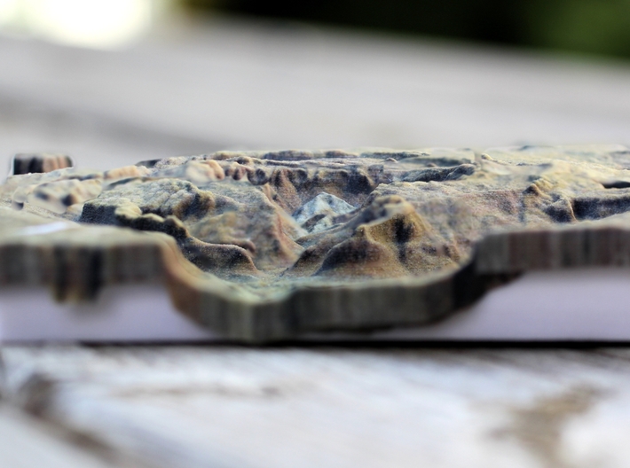 Upheaval Dome Map, Canyonlands 3d printed 