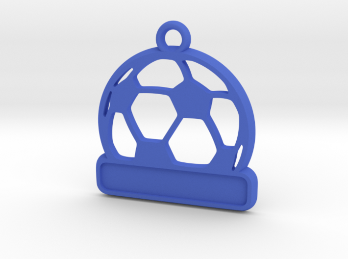 Football / Soccer Ball Keychain 3d printed