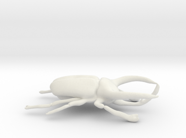 Atlas Beetle figurine/brooch 3d printed
