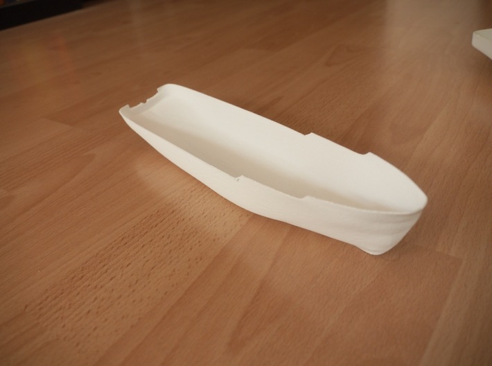 Basic Hull for Anticosti (1:200) 3d printed hull as printed
