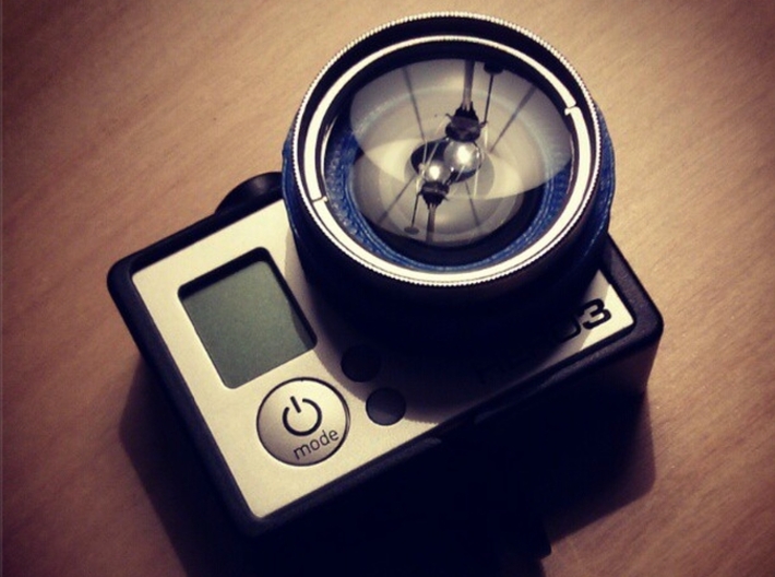37mm Filter Adaptor for GoPro 3d printed Macro lens attachment