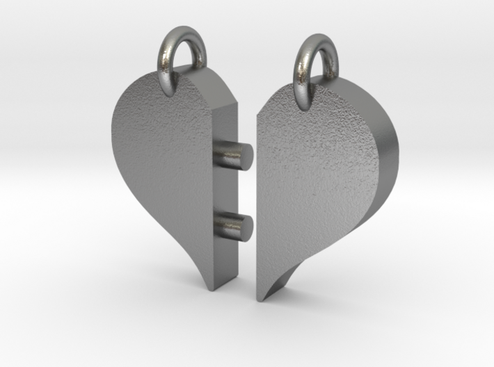 Heart Pendants-redesign 3d printed
