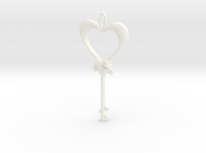 Magic Valentine's Heart Key (10% off until Feb14) 3d printed