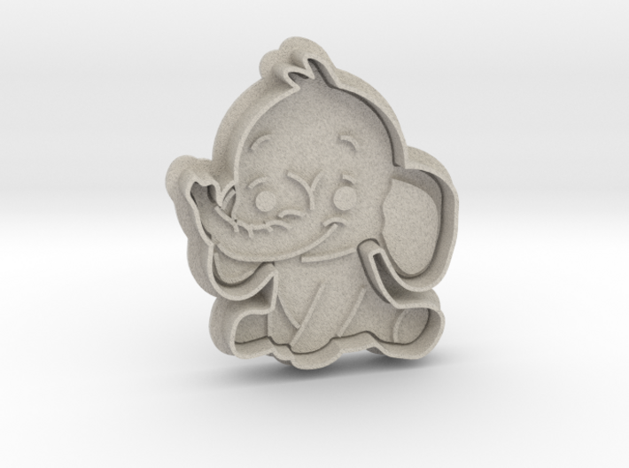 Cookie Cutter - Animal - Elephant 3d printed
