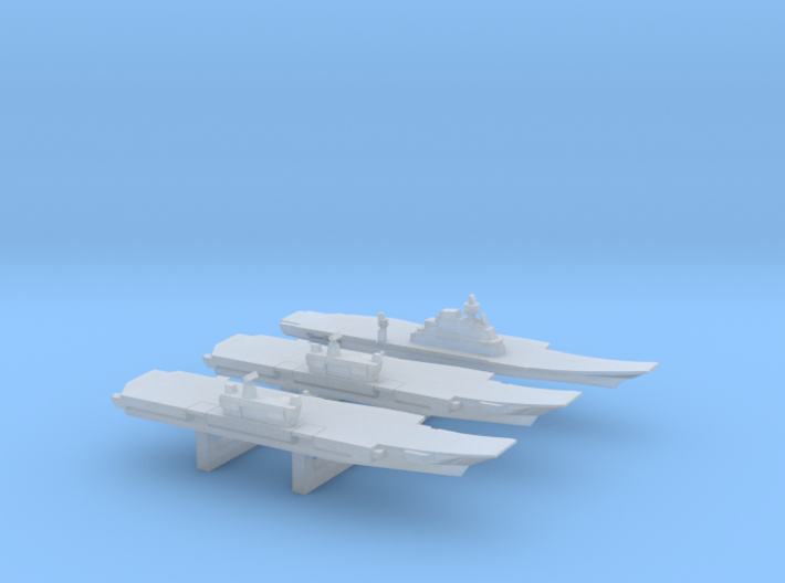 INS Future Carrier Pack, 3 pc, 1/6000 3d printed