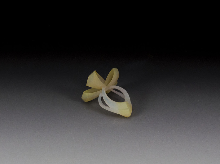 Bow Ring 3d printed