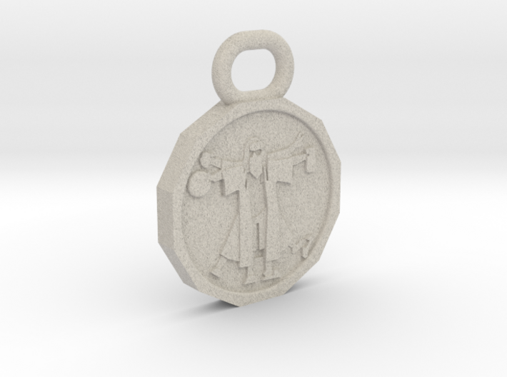 Dudeist Coin Pendant 3d printed